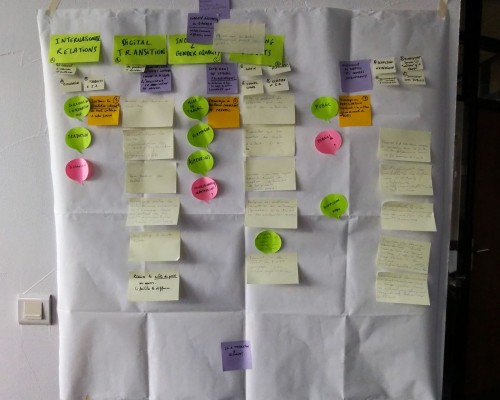 Préparation d'un dossier Europe Créative avec la Compagne Léla